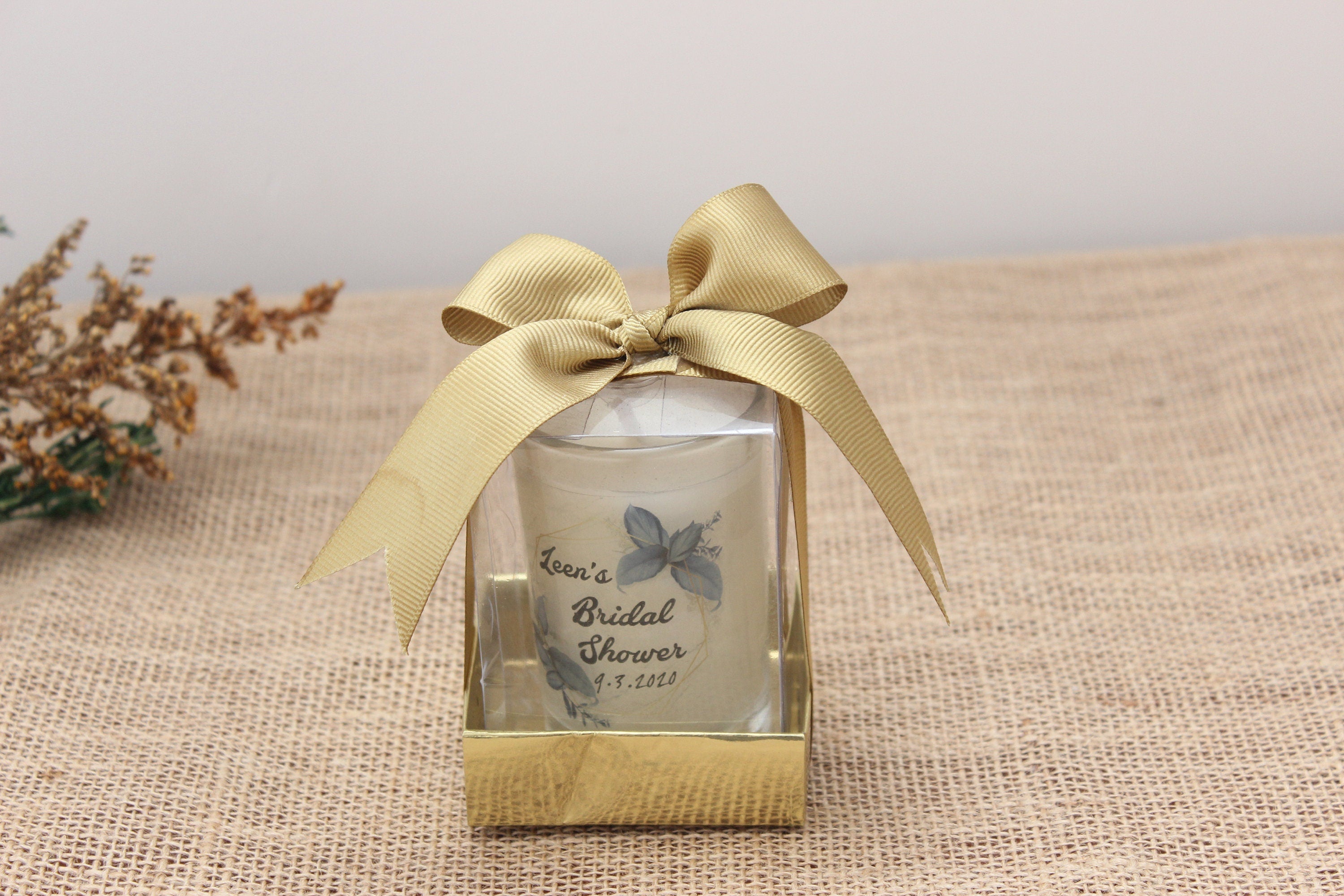 Bottle Candle Favors for Guest Gifts