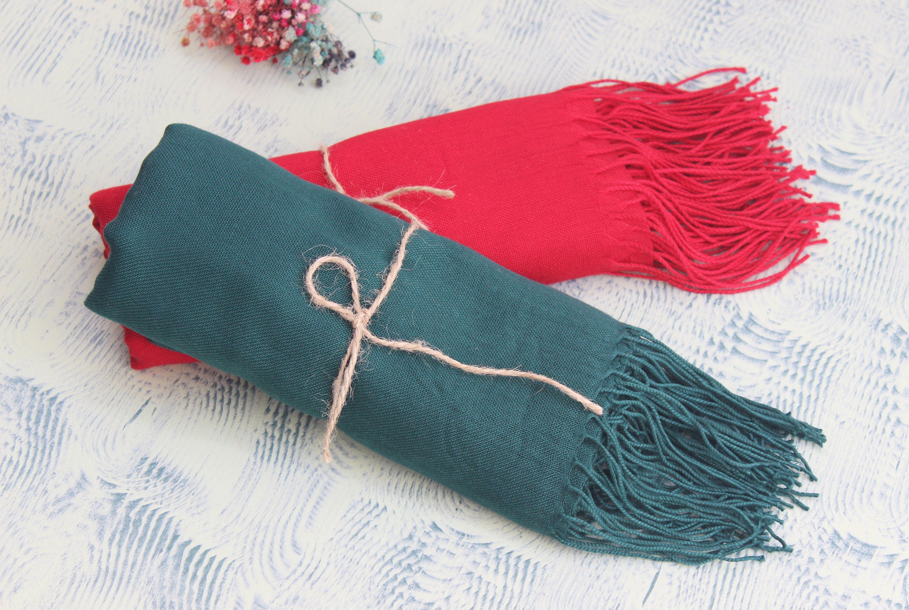 Wedding Handmade Pashmina Shawl Gift  US/UK/CA .