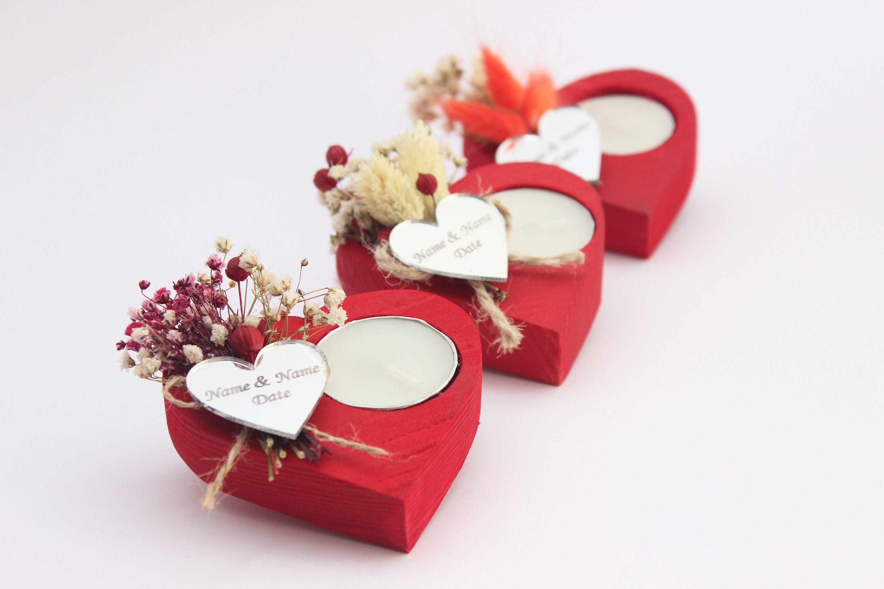 Personalized Wedding Favors for Guests , Wooden Tealight Candle, Rustic Wedding Favors, Bulk Wedding Favors, Custom Wedding Favors