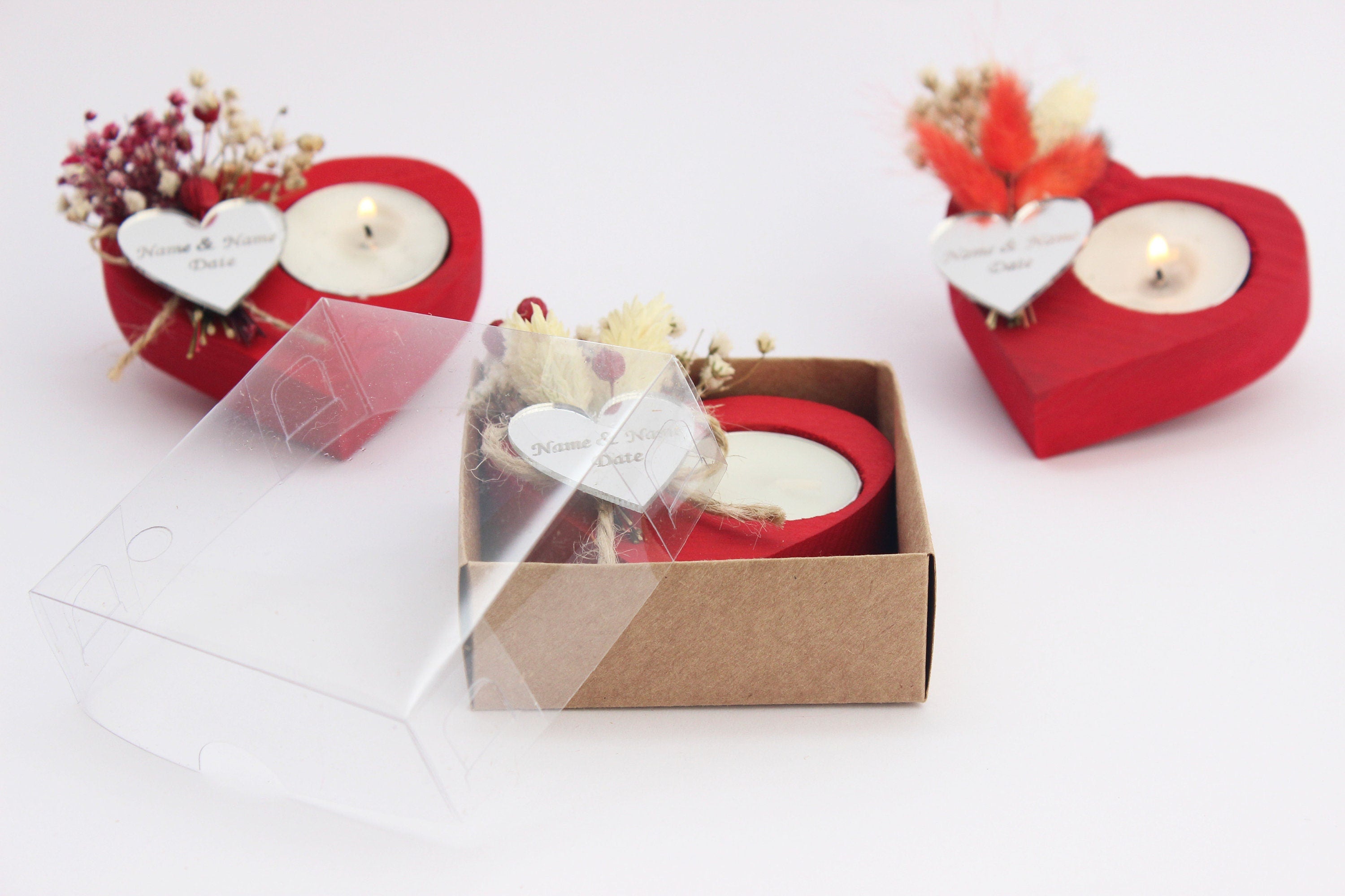 Personalized Wedding Favors for Guests , Wooden Tealight Candle, Rustic Wedding Favors, Bulk Wedding Favors, Custom Wedding Favors