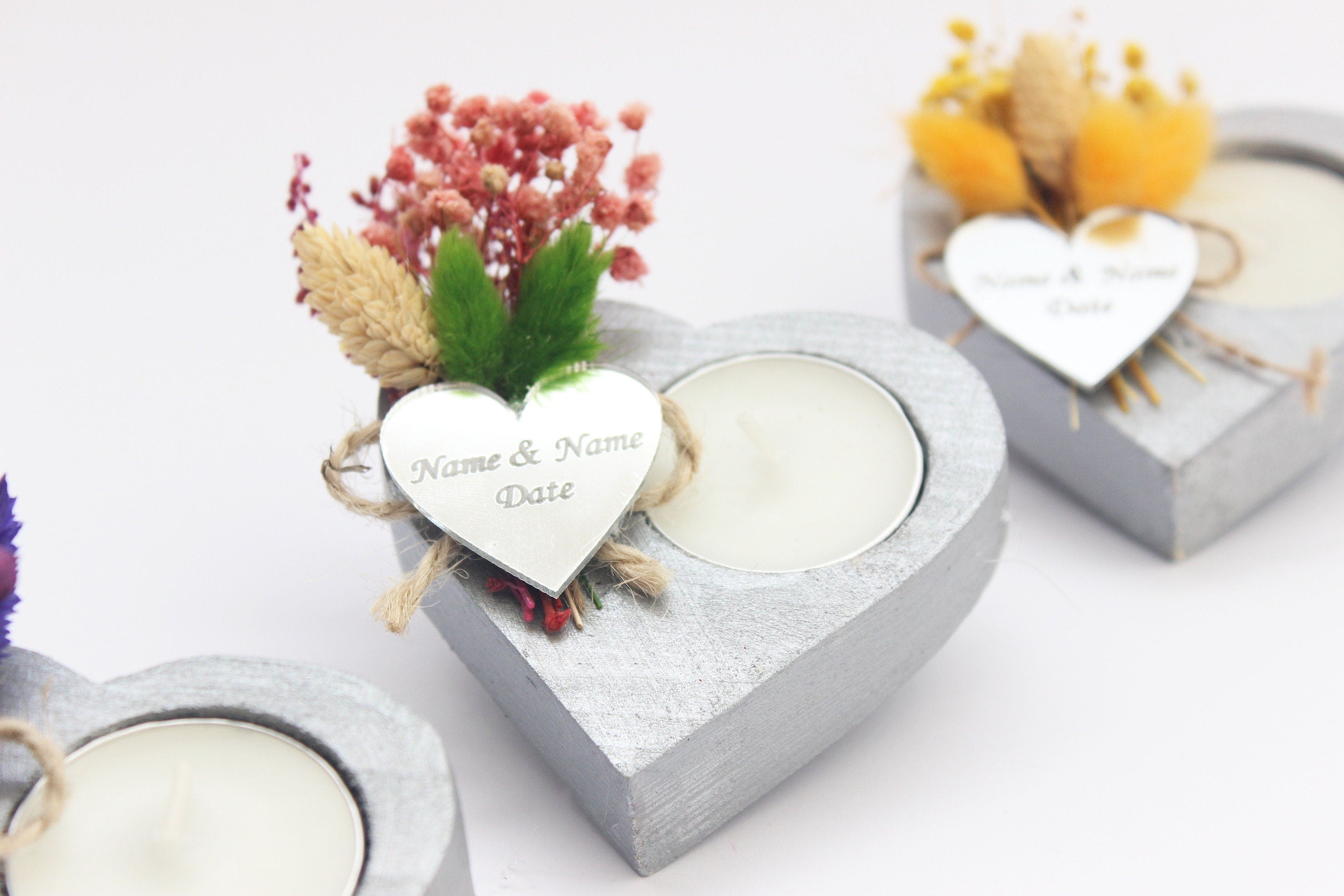 Wedding Favors, Custom Wedding Favors ,Personalized Wooden Tealight Holder,Rustic Wedding Favors,Candle Wedding Favors ,Bridal Shower Favors