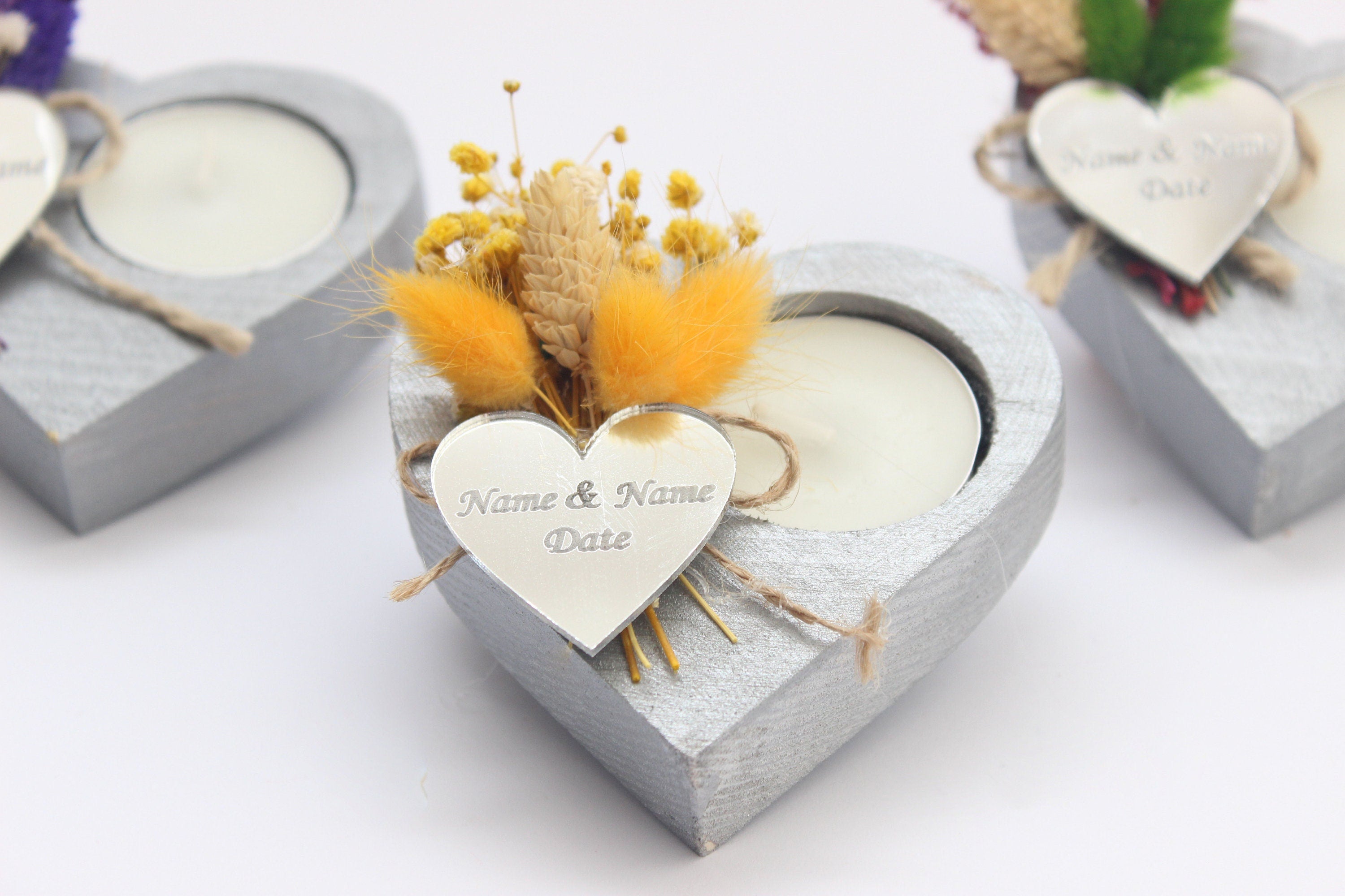 Wedding Favors, Custom Wedding Favors ,Personalized Wooden Tealight Holder,Rustic Wedding Favors,Candle Wedding Favors ,Bridal Shower Favors