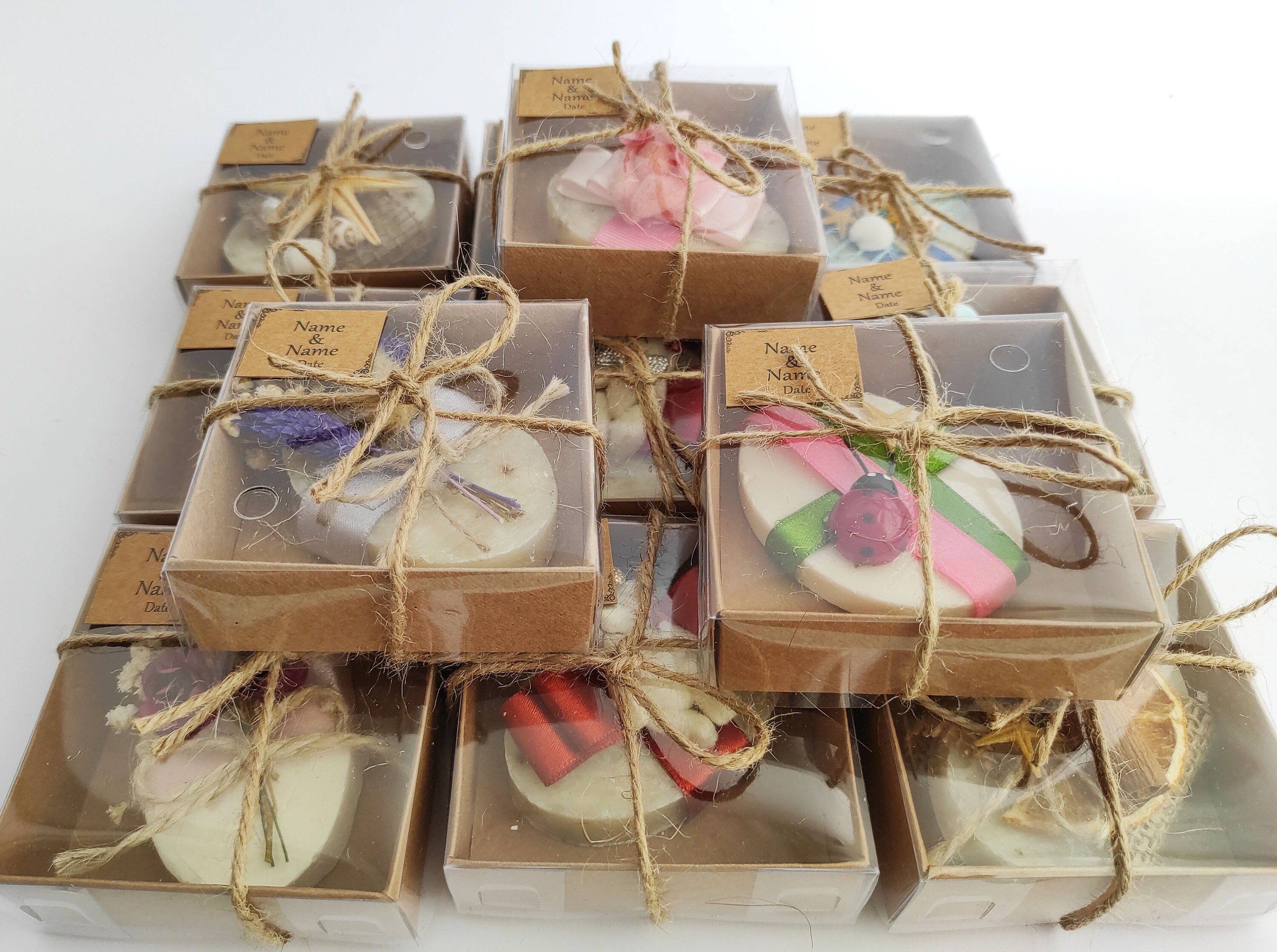 Natural Ellipse Designed Soap Favors for Guests Personalized Bulk Souvenirs