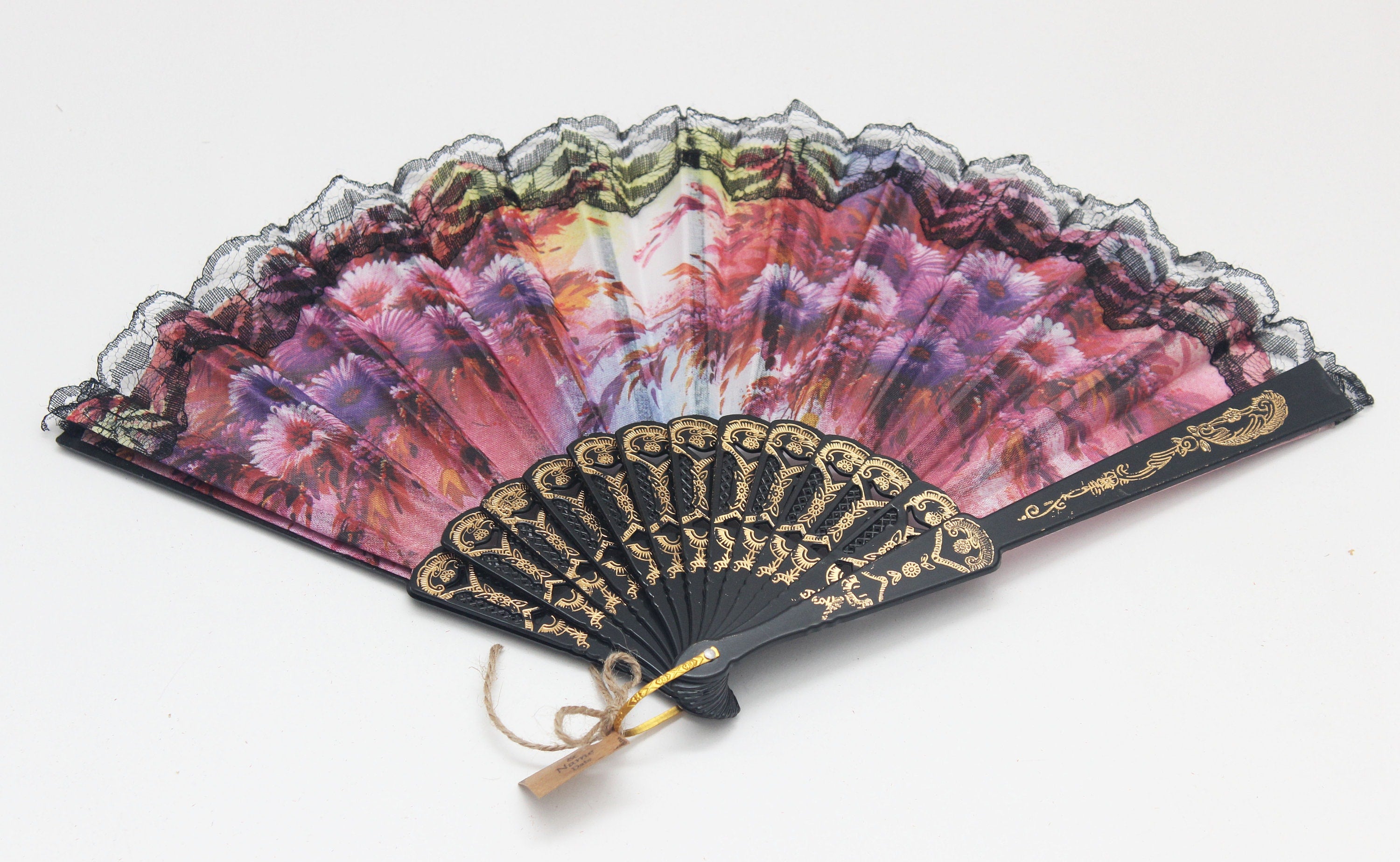 Custom Hand Fan With Personalized Gift for Guest