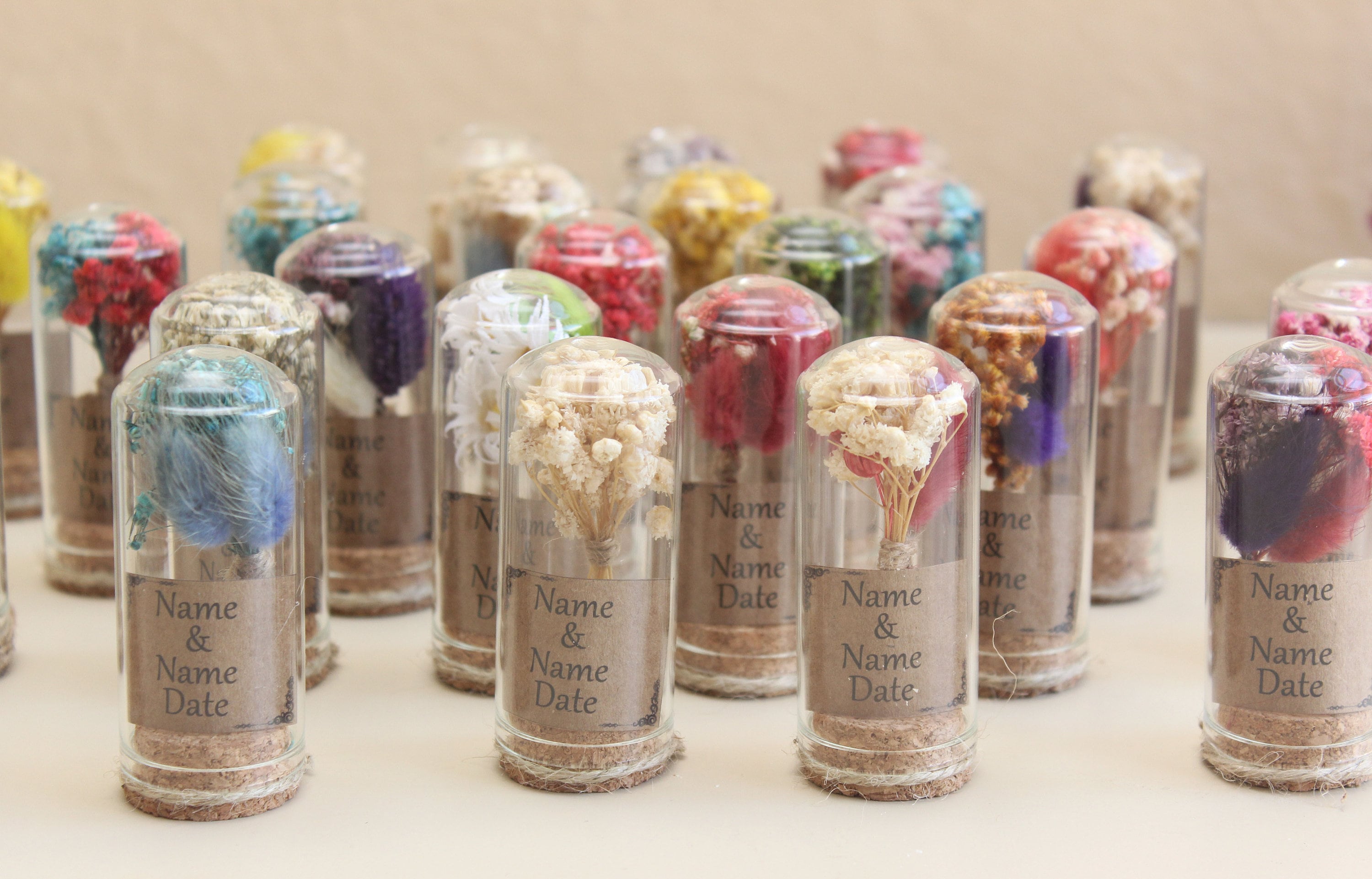 Dry Flower Tube Gift Personalized Souvenirs