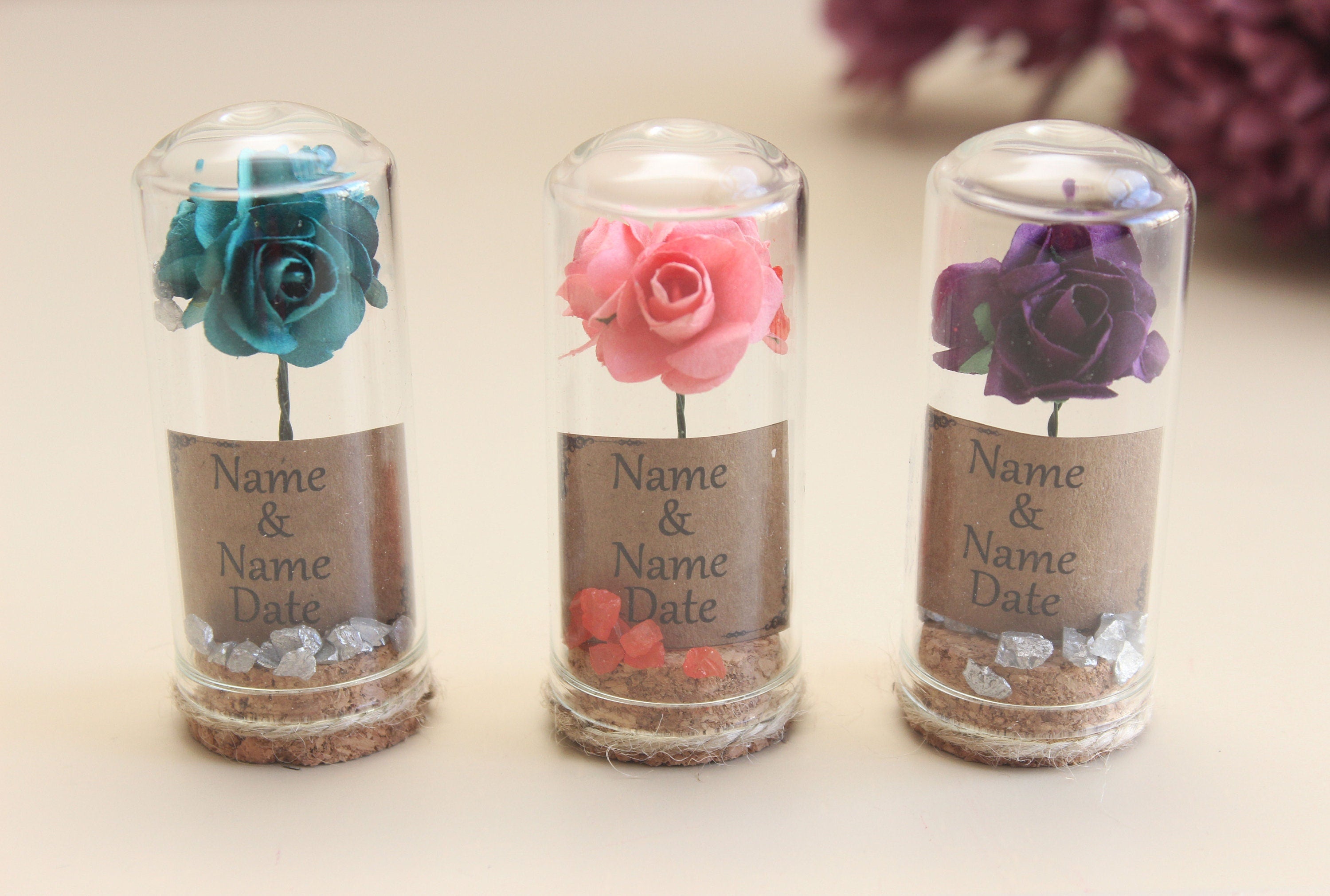 Flower Tube Gift Personalized Favors