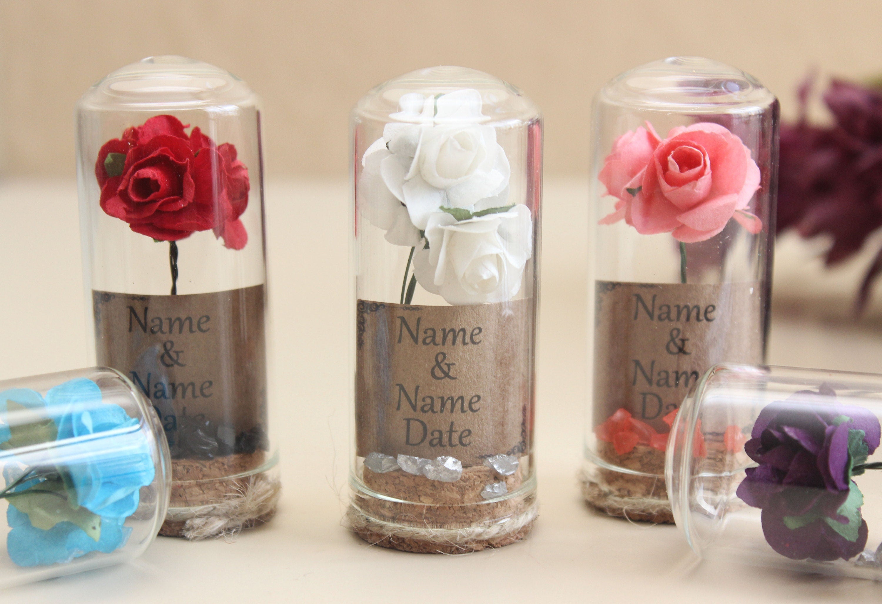 Flower Tube Gift Personalized Favors