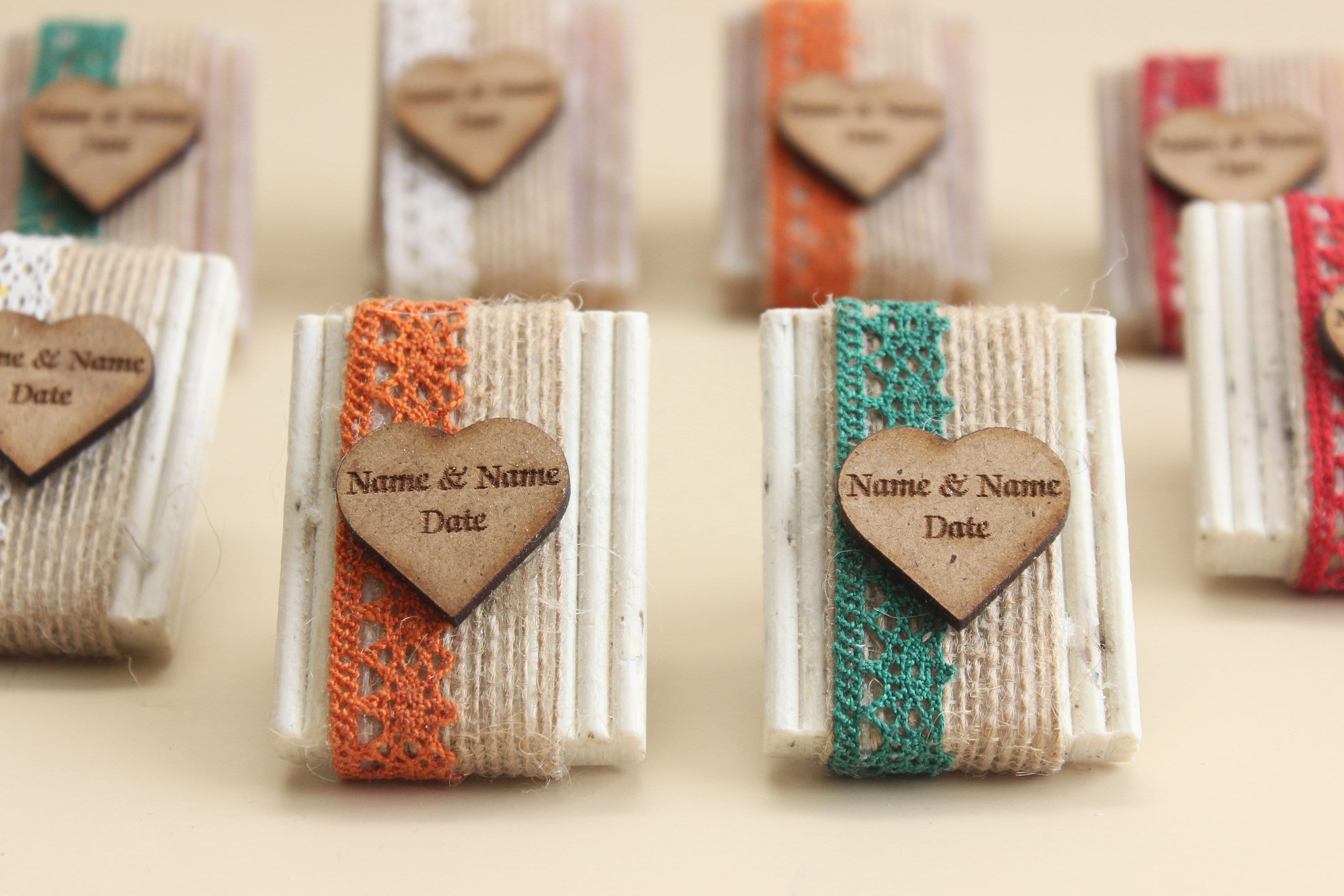 Natural Rectangular Scented Soap Favors for Guests Personalized Bulk Souvenirs