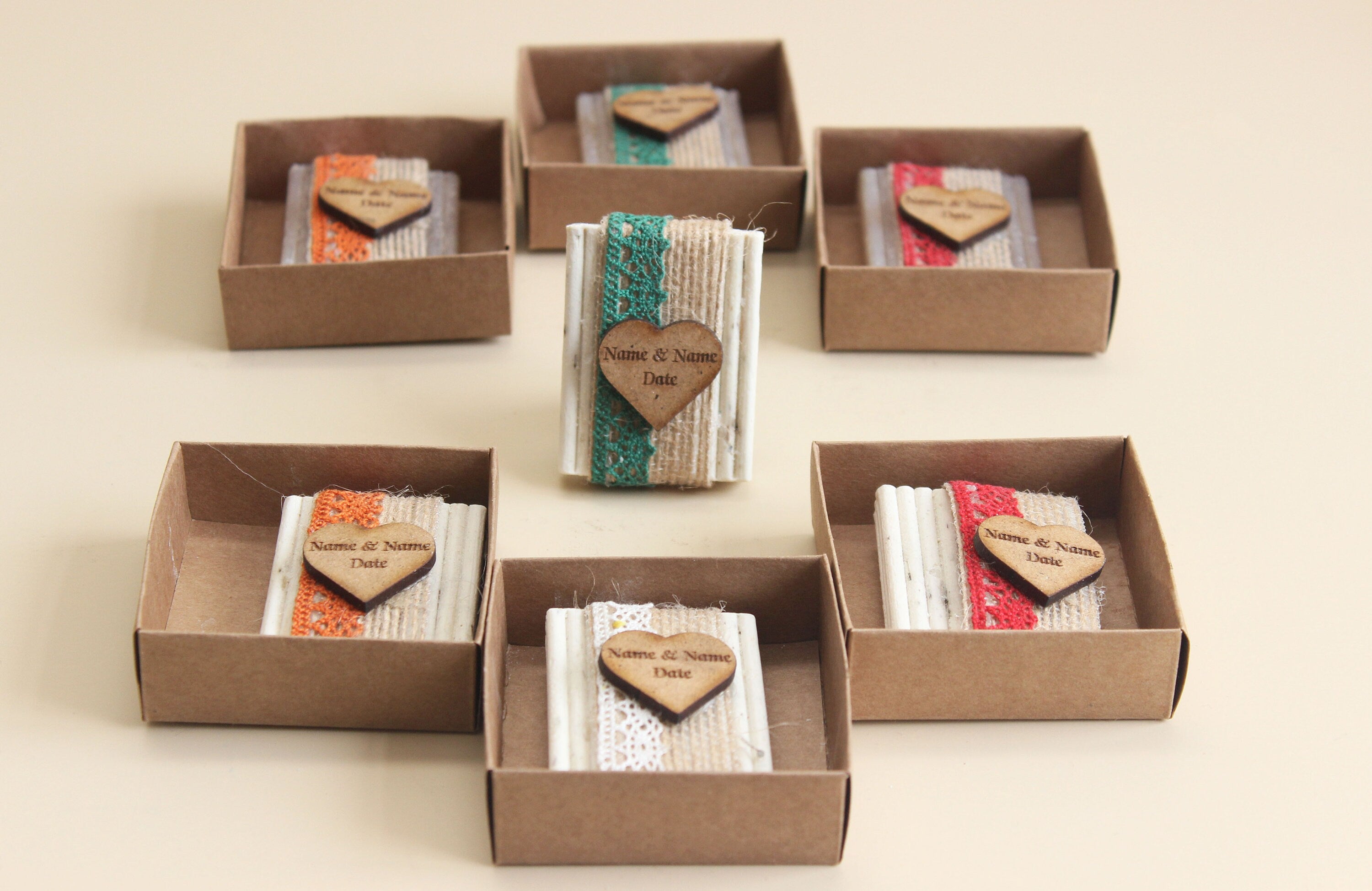 Natural Rectangular Scented Soap Favors for Guests Personalized Bulk Souvenirs