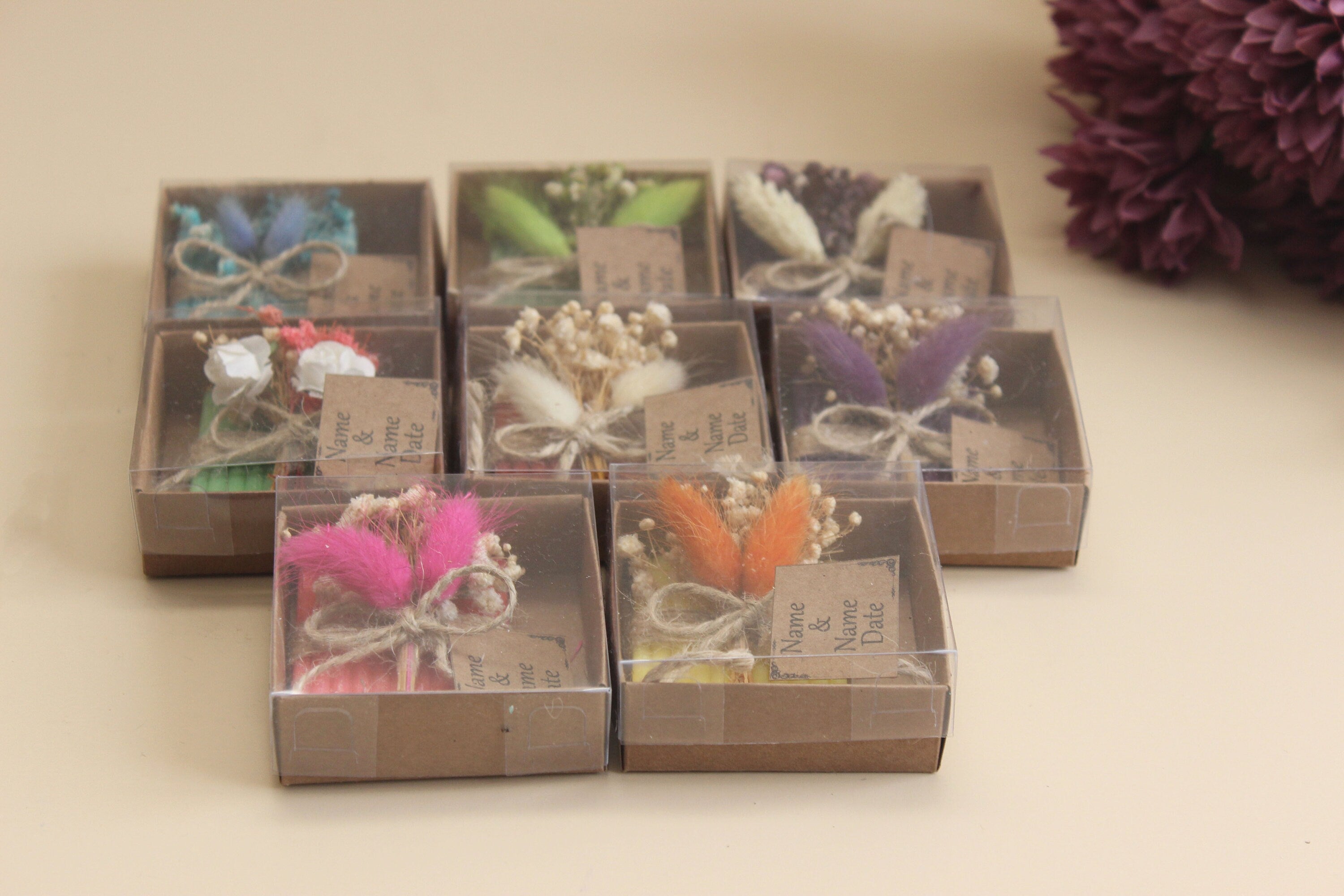 Mixed Rectangular Scented Soap Favors for Guests Personalized Bulk Souvenirs