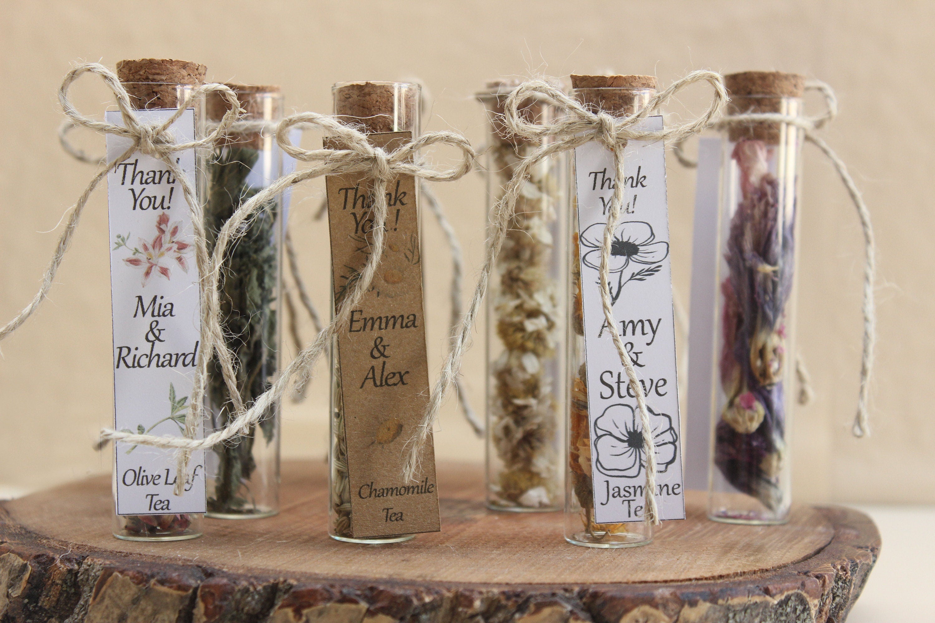 Personalized Tea Party Gift, Favors for Guest Personalized Favors,Wedding Tea Favors For Guests