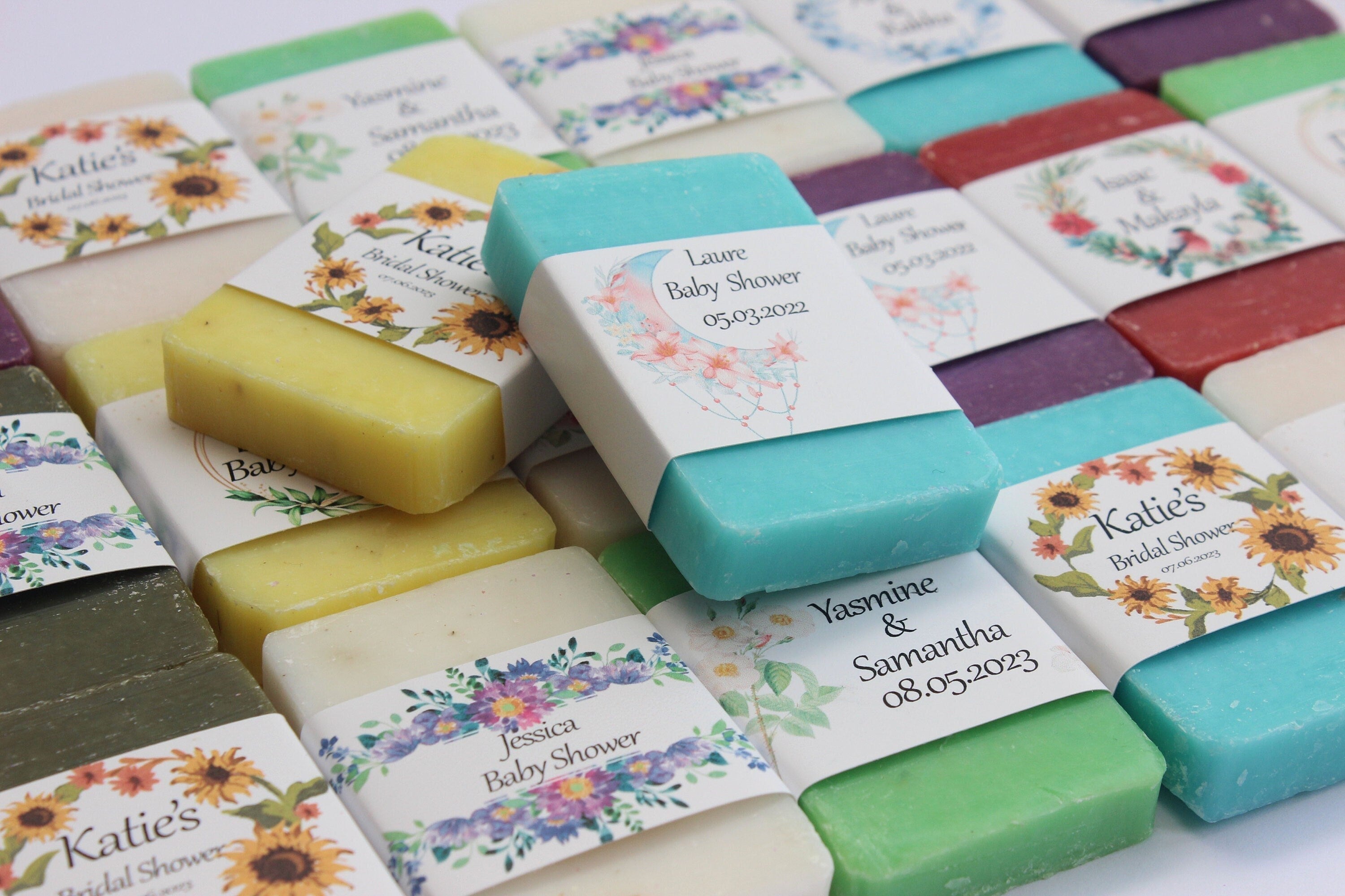 Natural Mixed Designed Soap Favors for Guests Personalized Bulk Souvenirs