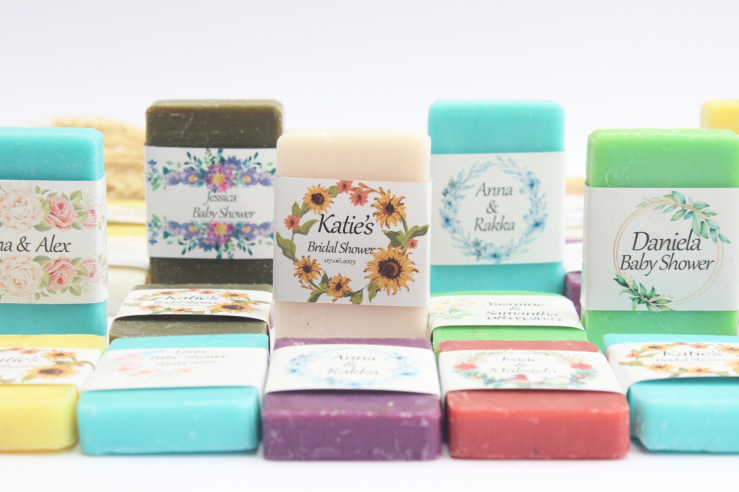 Natural Mixed Designed Soap Favors for Guests Personalized Bulk Souvenirs