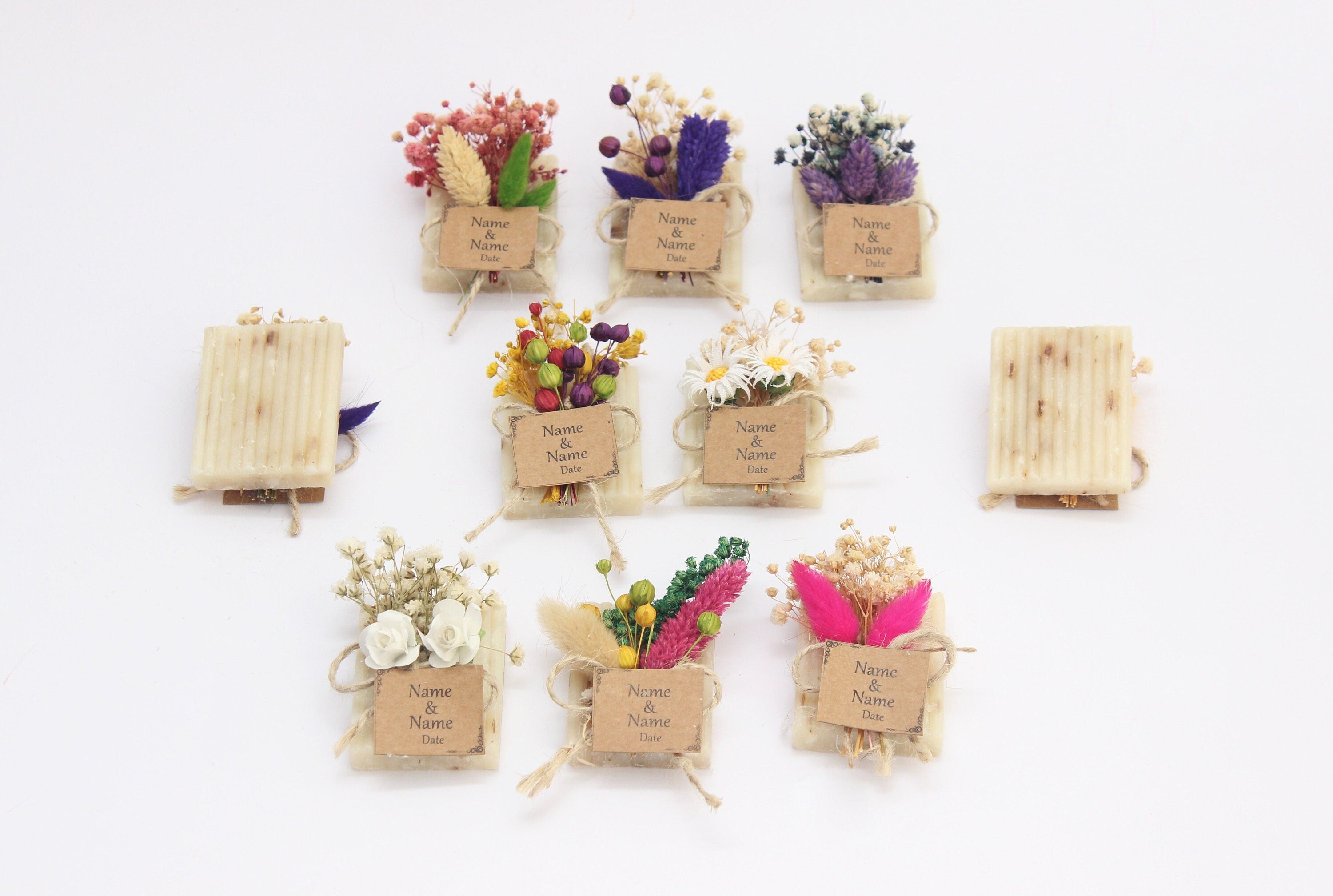 Natural Rectangular Scented Soap Favors for Guests Personalized Bulk Souvenirs