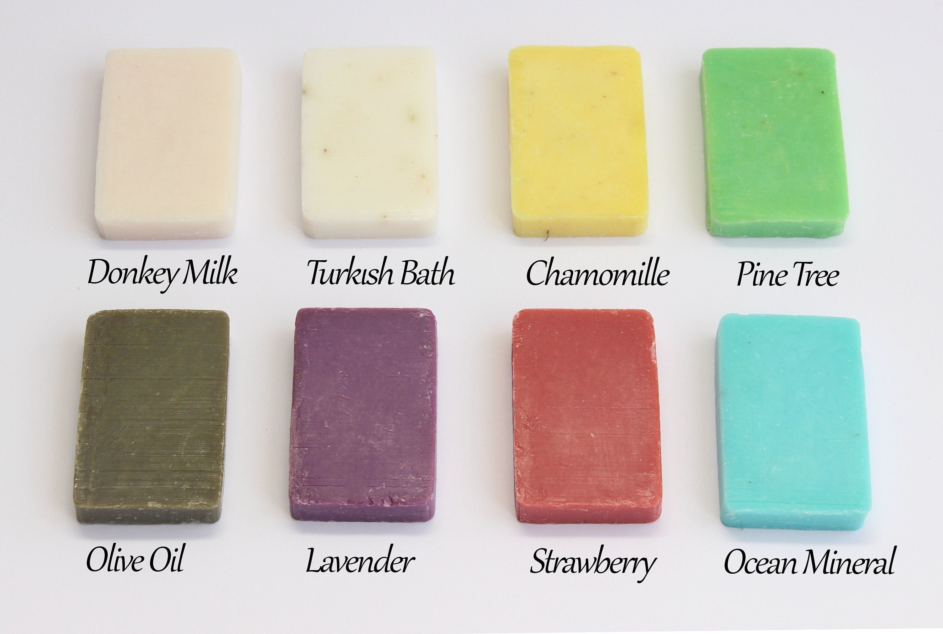 Rectangular Chamomille Scented Soap Favors for Guests Handmade Personalized Bulk Souvenirs