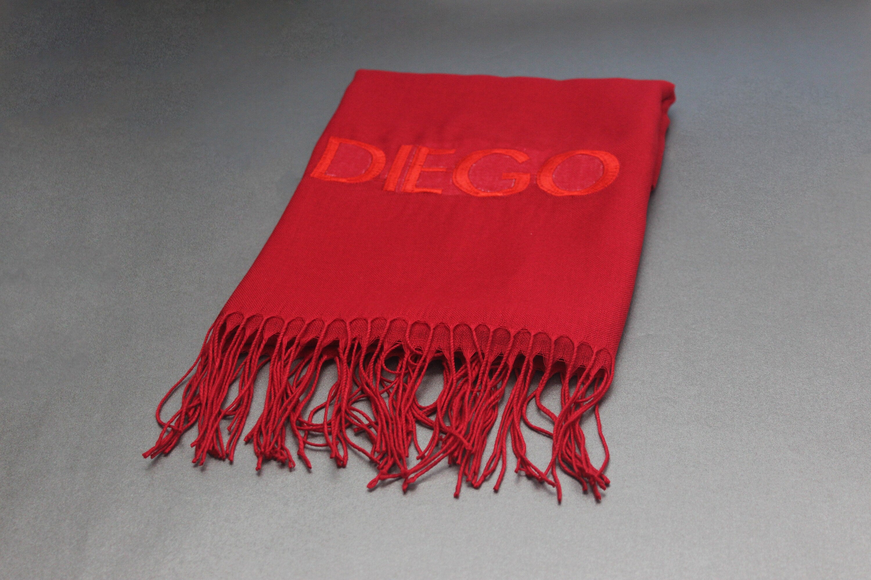 Embroidered Shawl Pashmina Blanked Personalized Scarf Gift your Guest