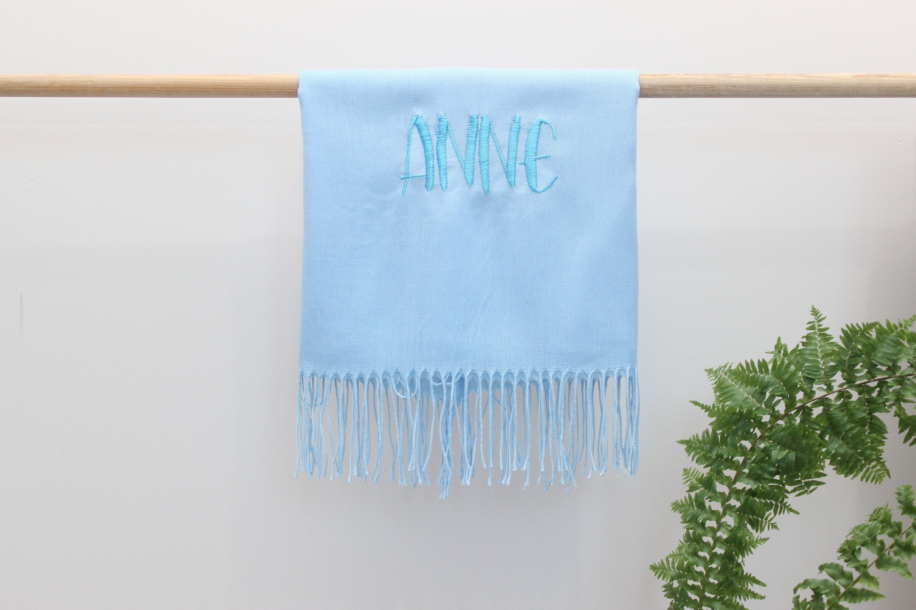 Embroidered Pashmina Shawl Personalized Gift Party Favors