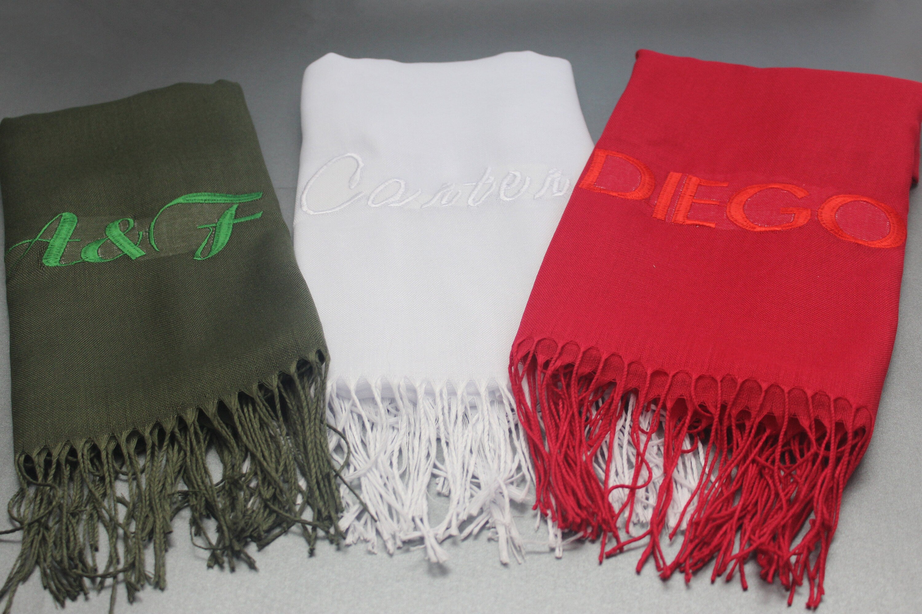 Embroidered Shawl Pashmina Blanked Personalized Scarf Gift your Guest